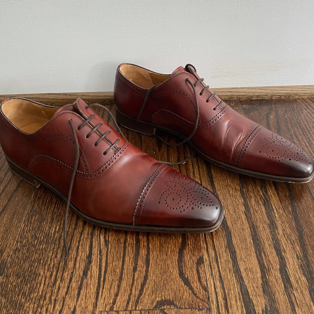 Magnanni brogue lace-ups. Hardly worn and in great condition